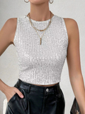 Funkelnde Pailletten Top für Einen Glamourösen Look