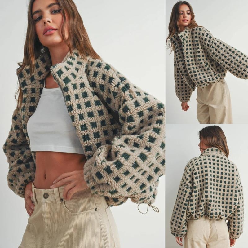 Check Fleecejacke