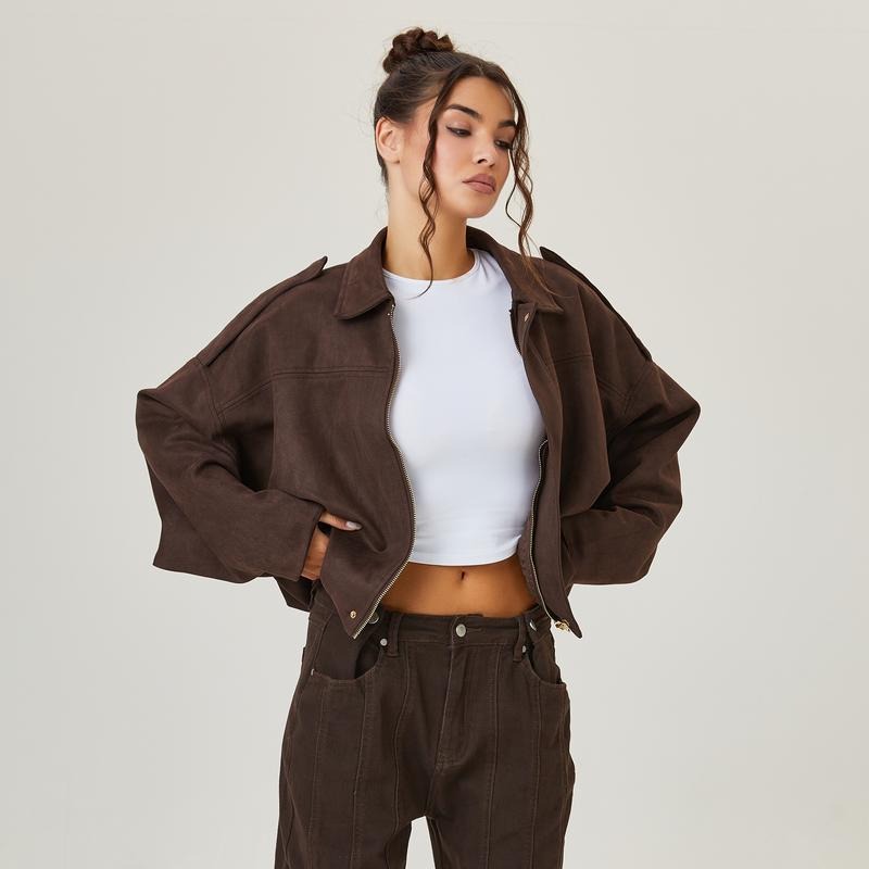 ShopNory | Wildleder Bomberjacke