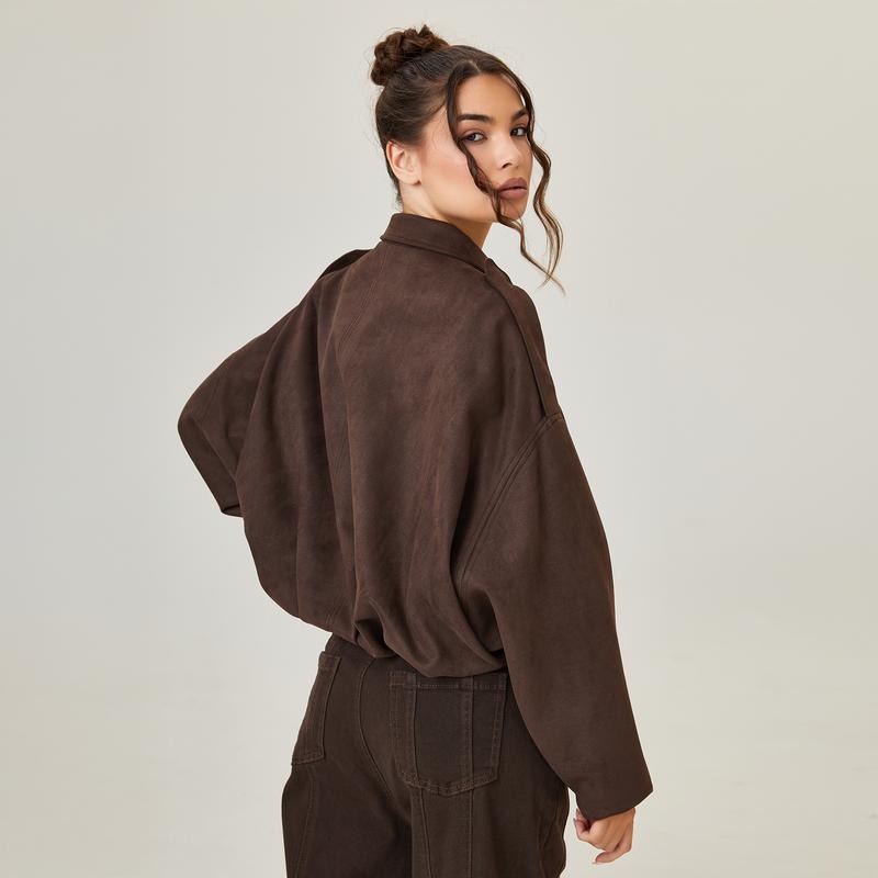 ShopNory | Wildleder Bomberjacke