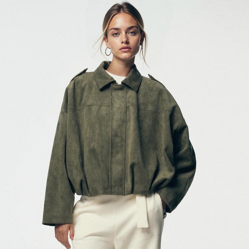 ShopNory | Wildleder Bomberjacke