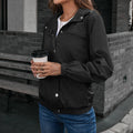 Regenjacke Wasserdicht Winddicht Lockere Passform Kapuze und Taschen
