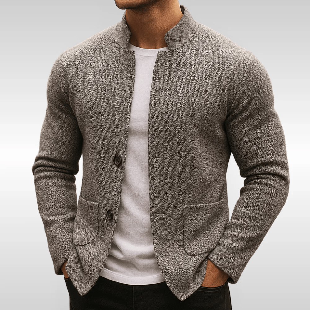 Strukturierte Strickjacke