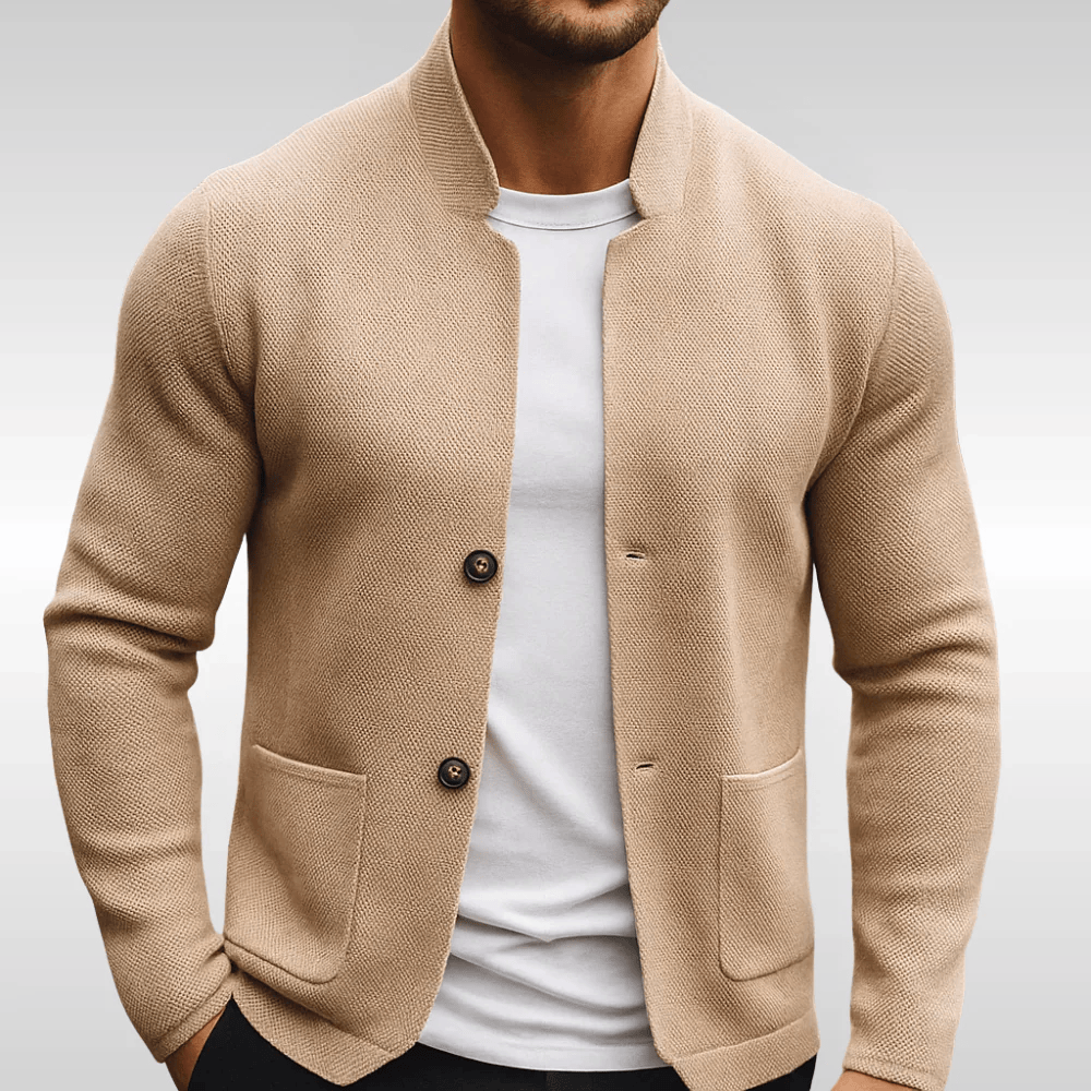 Strukturierte Strickjacke
