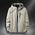 Wasserdichte Herrenjacke mit Kapuze