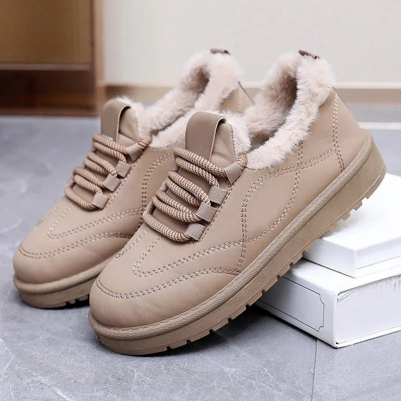 Gefütterte wasserfeste Winter-Schnürschuhe