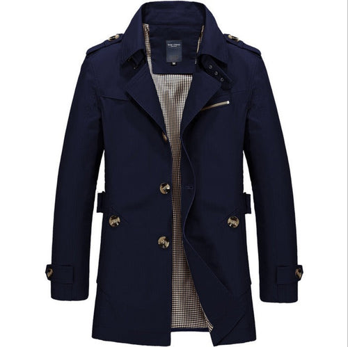 Wasserdichter Herren-Trenchcoat mit Doppelknöpfen - Miles