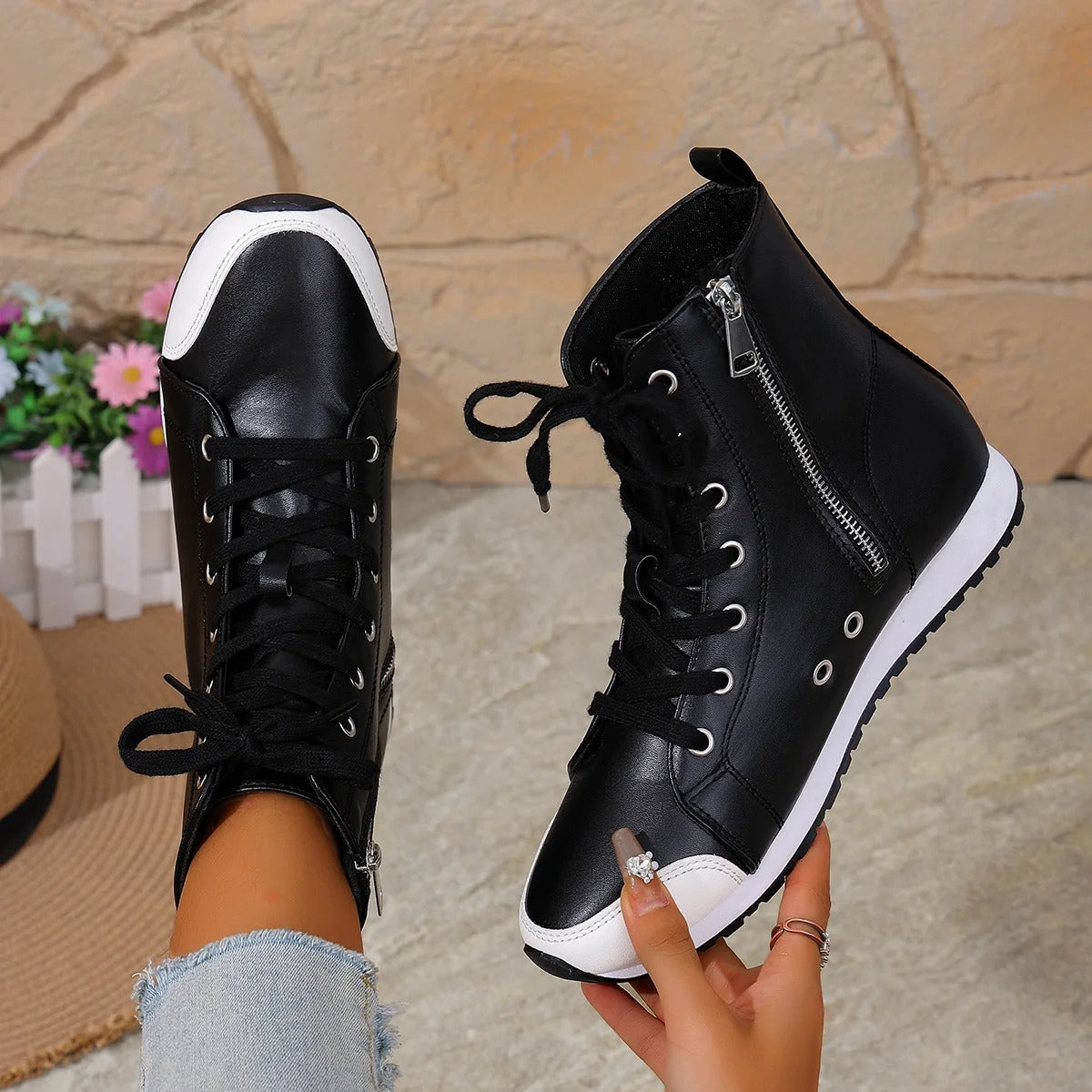 Damen-Stiefeletten, atmungsaktiv & bequem