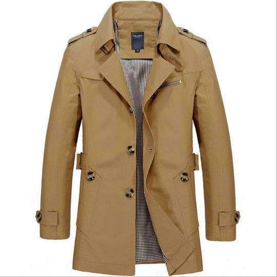 Wasserdichter Herren-Trenchcoat mit Doppelknöpfen - Miles