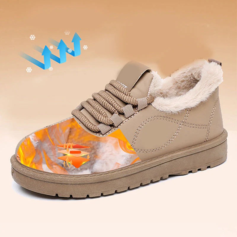 Gefütterte wasserfeste Winter-Schnürschuhe