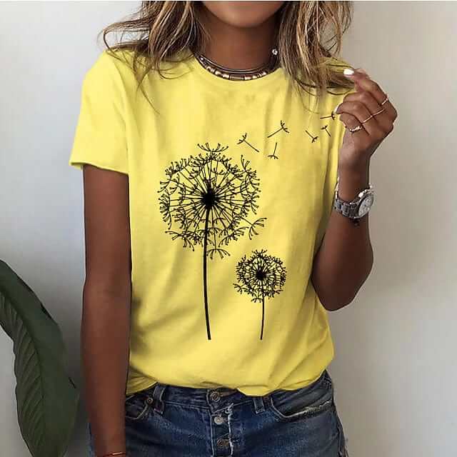 Lavigne Elegantes Löwenzahn-Shirt