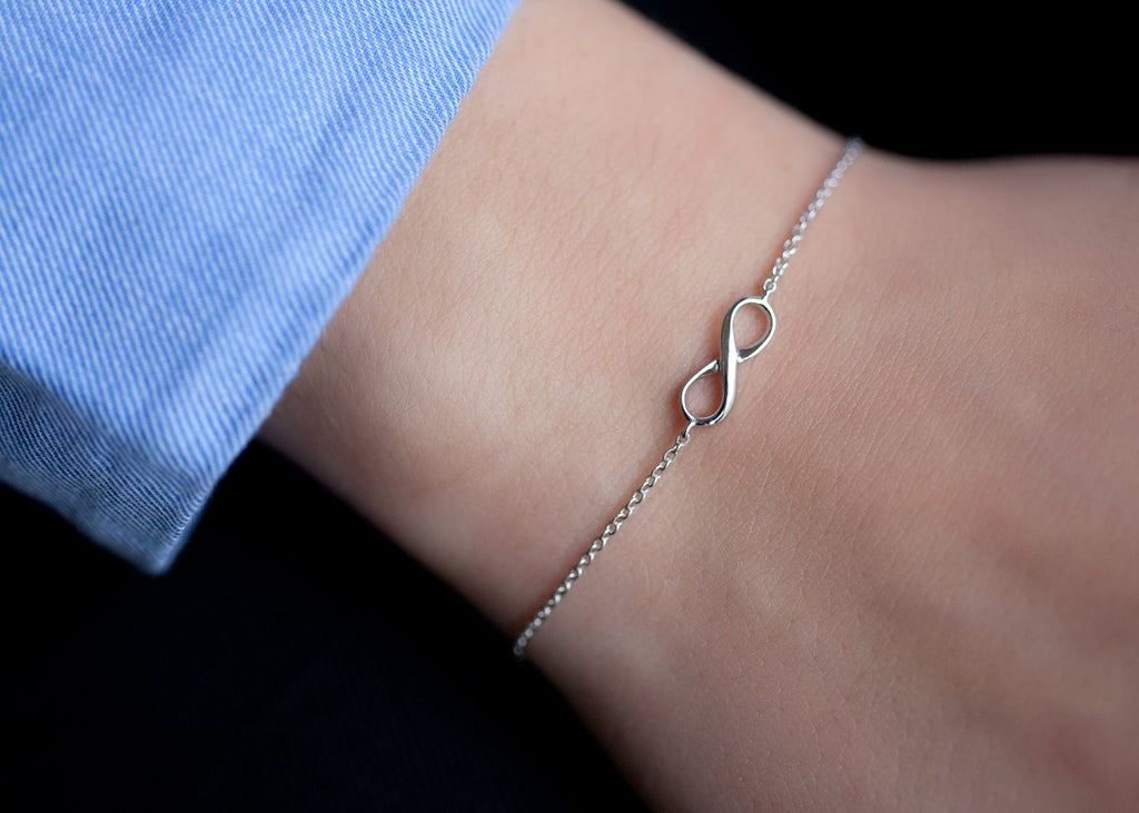 Armband Unendlichkeitssymbol Unendlichkeitsszeichen aus Silber | Shop Nory
