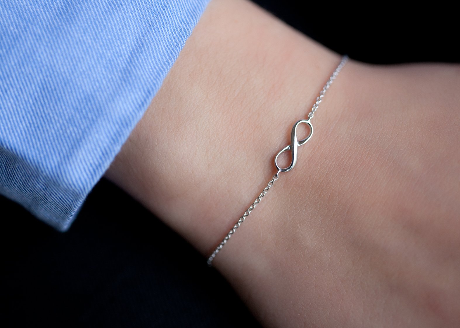 Armband Unendlichkeitssymbol Unendlichkeitsszeichen aus Silber | Shop Nory