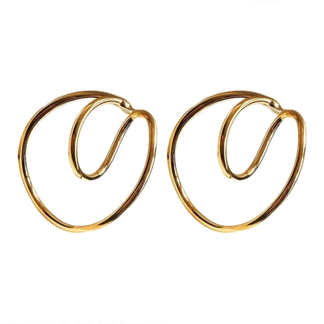 Unregelmäßige Kurve Keine Piercing Stapelohrringe | Shop Nory