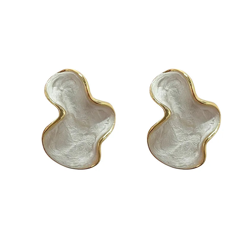 Irreguläre Emaille-Glasur Kreative Ohrringe | Shop Nory