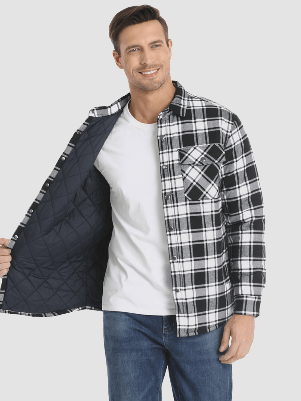 Stilvoll Flanelljacke für Männer