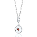 Silber Jammie Dodger Keks Charm Halskette | Shop Nory