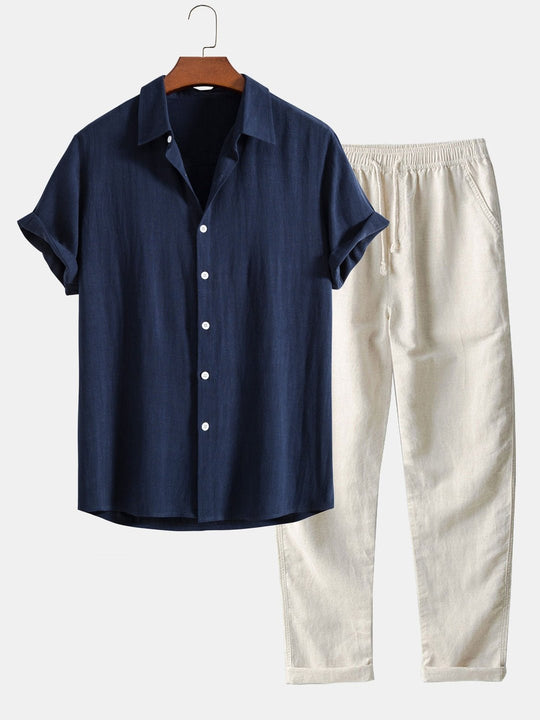 ShopNory | Herren Sommer Satz mit Shirt und Shorts Leicht, Atmungsaktiv & Stilvoll