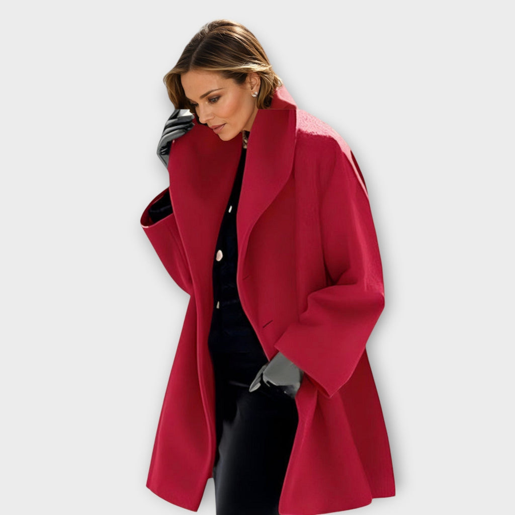 Elegante Übergangsjacke aus Wolle