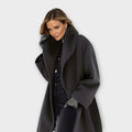 Elegante Übergangsjacke aus Wolle