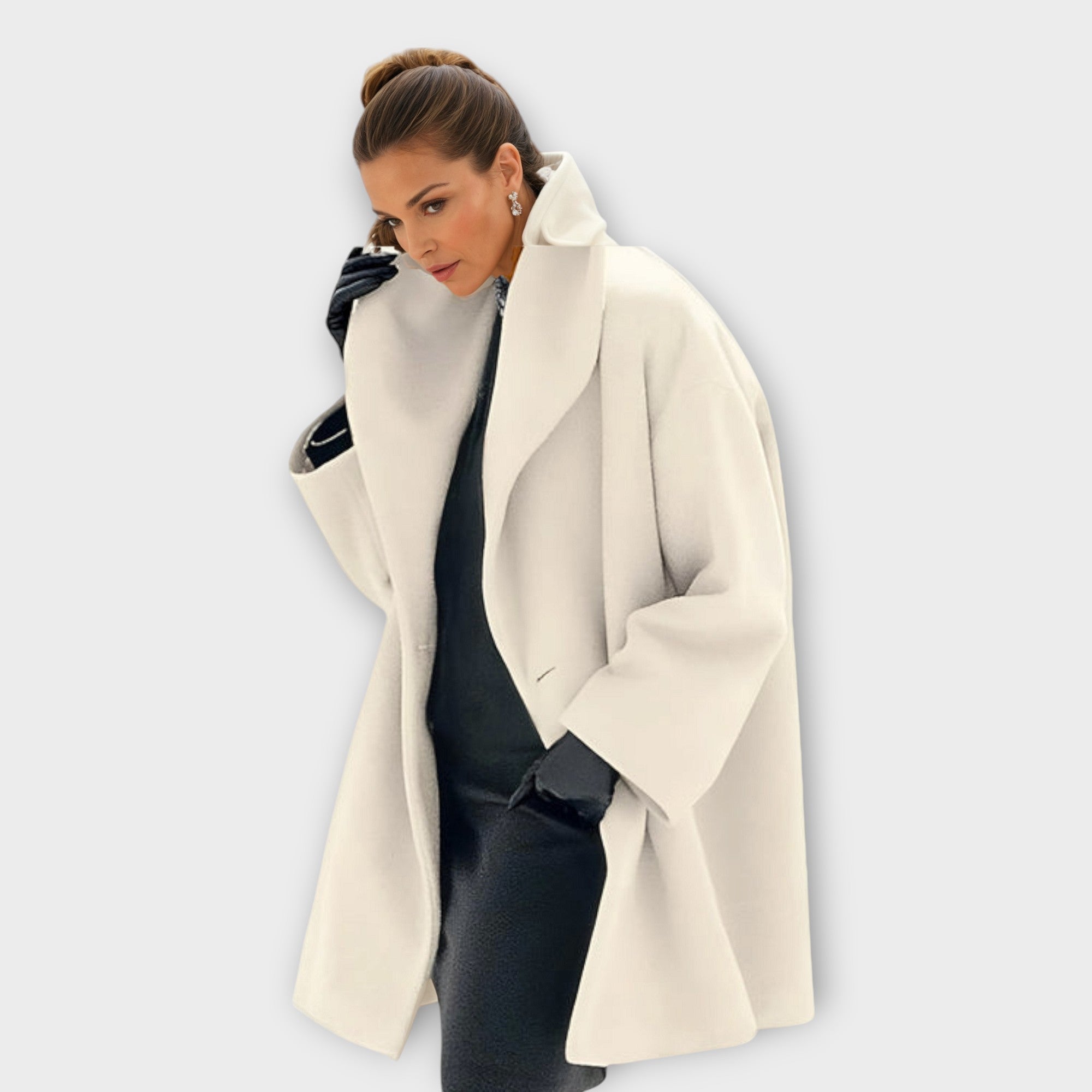 Elegante Übergangsjacke aus Wolle