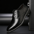 Stilvolle Herren Schuhe Schnürschuhe mit Brogue Details