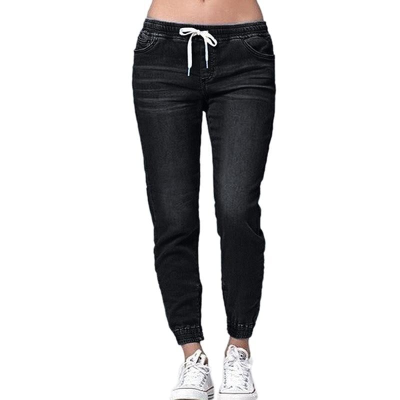 Damenjeans im Joggingstil
