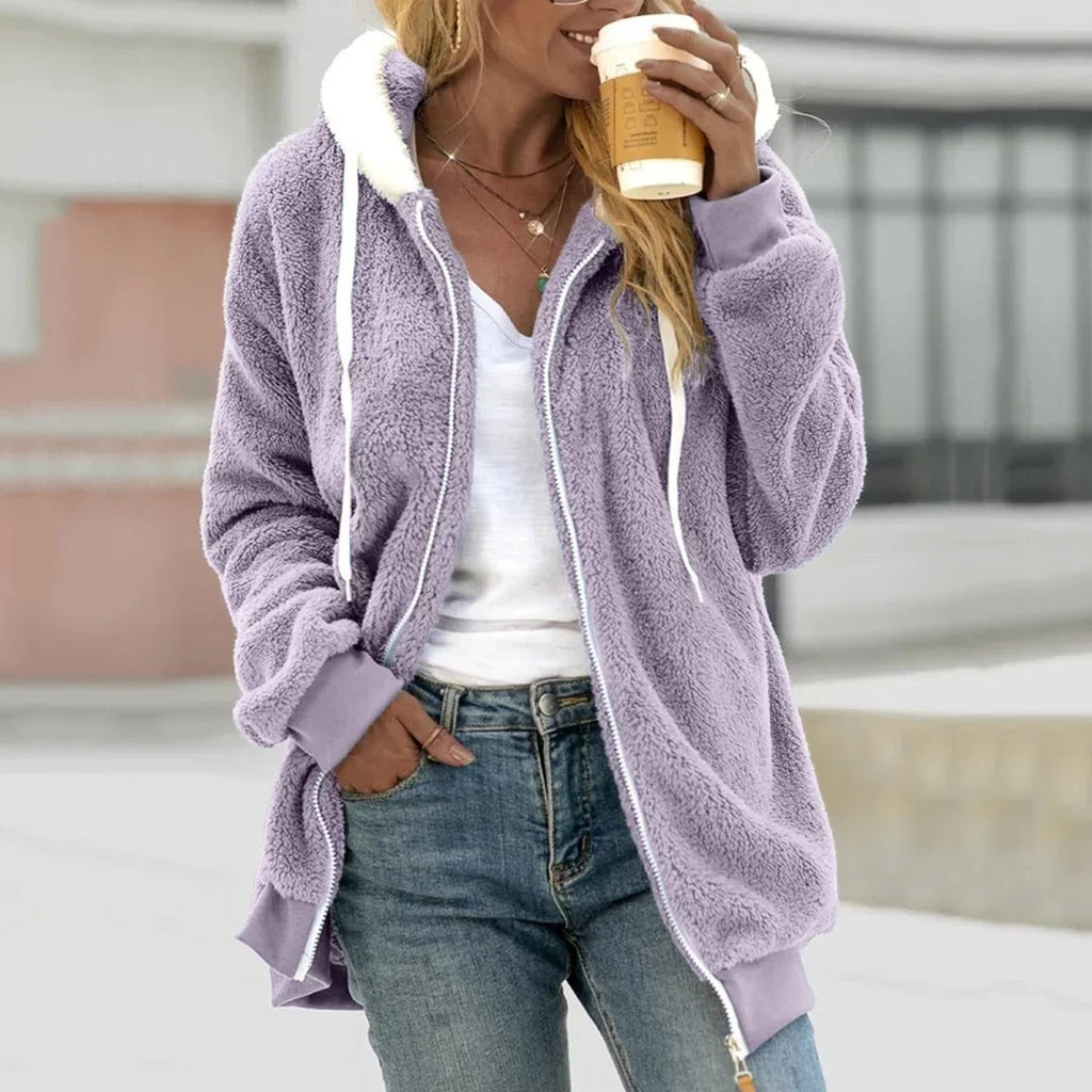 ShopNory | Extra warmer Teddy-Fleece Zip Hoodie