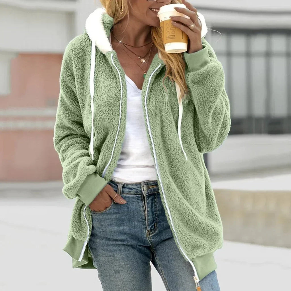 ShopNory | Extra warmer Teddy-Fleece Zip Hoodie