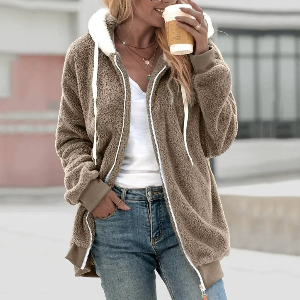 ShopNory | Extra warmer Teddy-Fleece Zip Hoodie