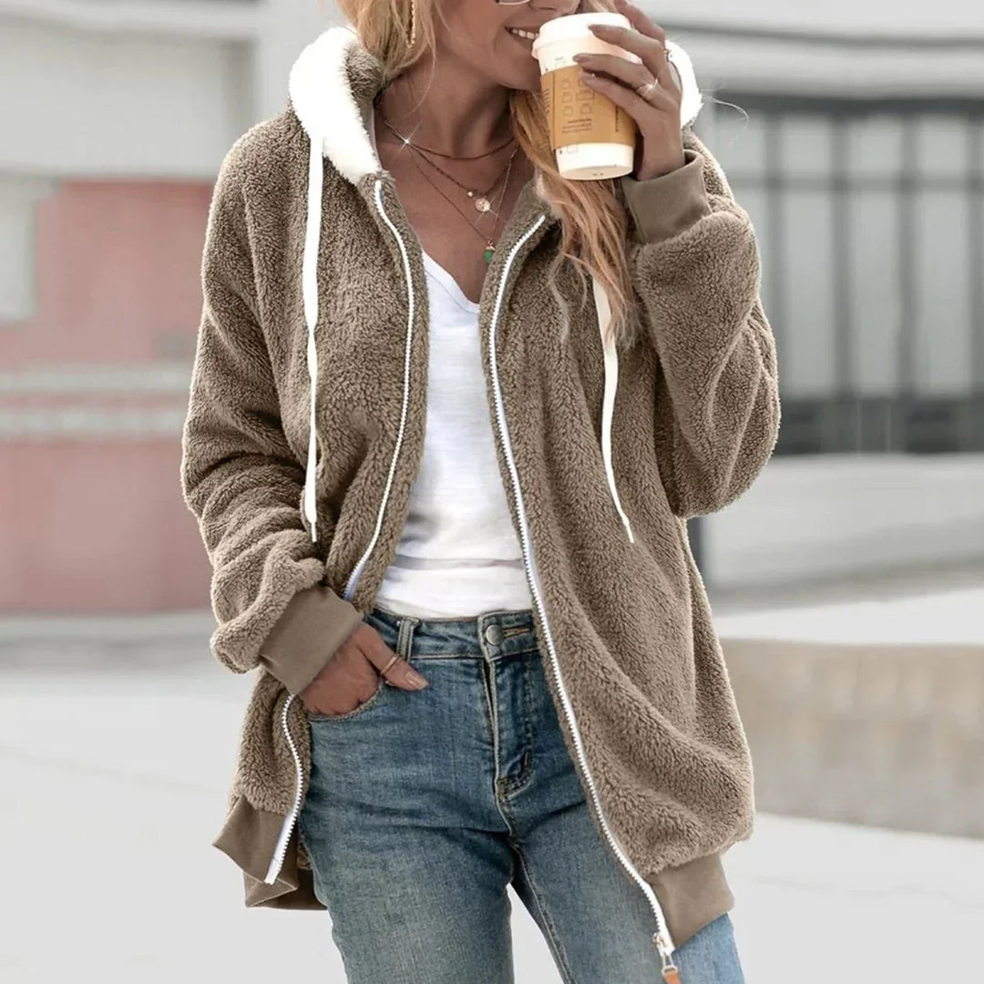 ShopNory | Extra warmer Teddy-Fleece Zip Hoodie