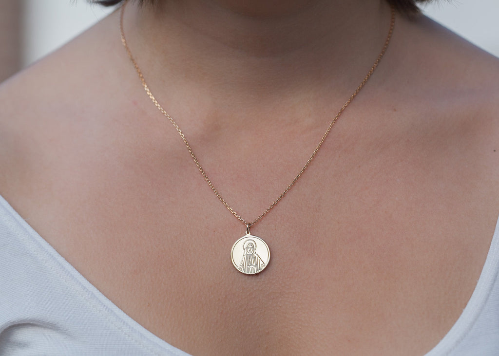 Vergoldete Jesus-Christus Kette | Shop Nory