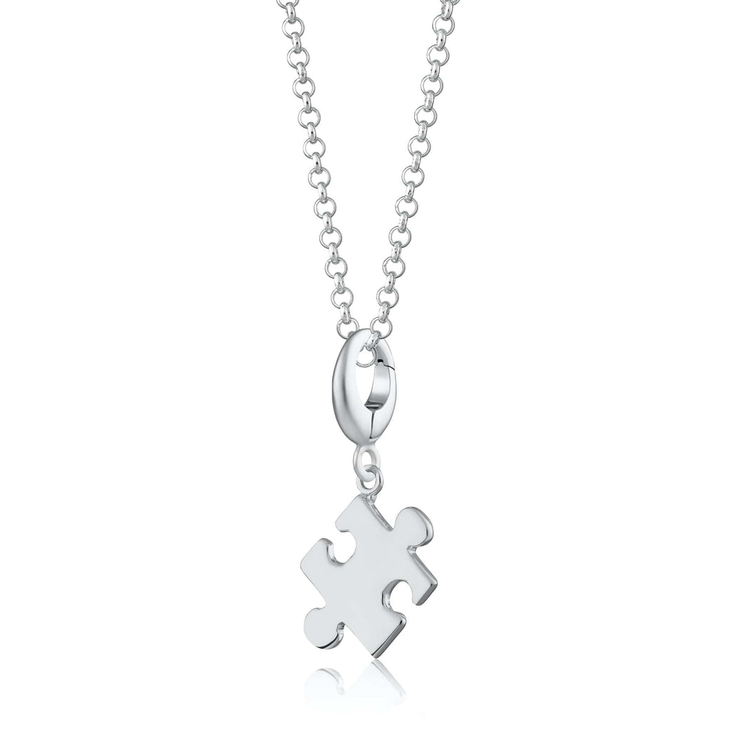 Silber Puzzle Charm Halskette | Shop Nory