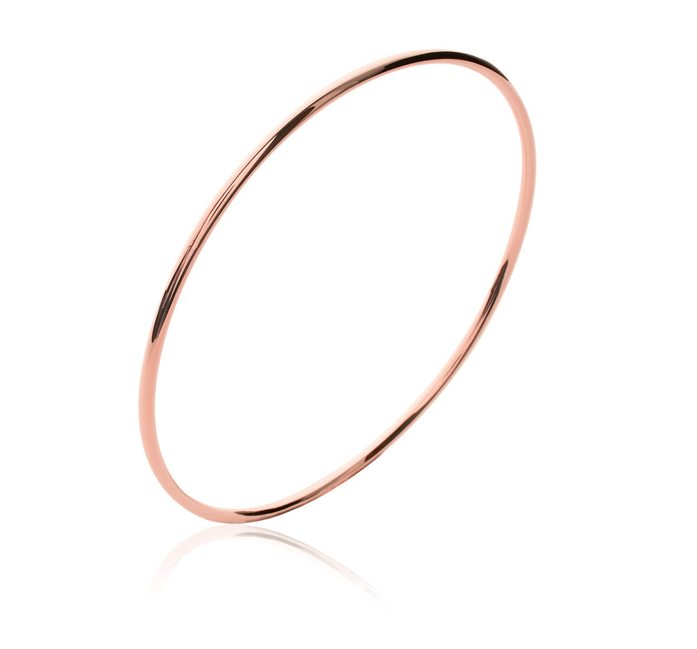 Schlichter Armreif, Rosévergoldet – Eleganz im Minimalistischen Design | Shop Nory