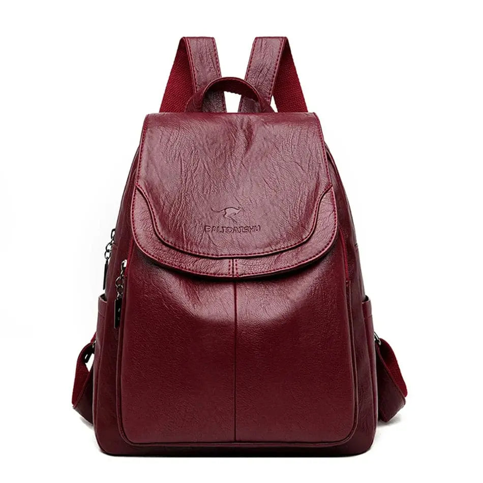 Anti DiShopnorystahl Rucksack Aus Leder