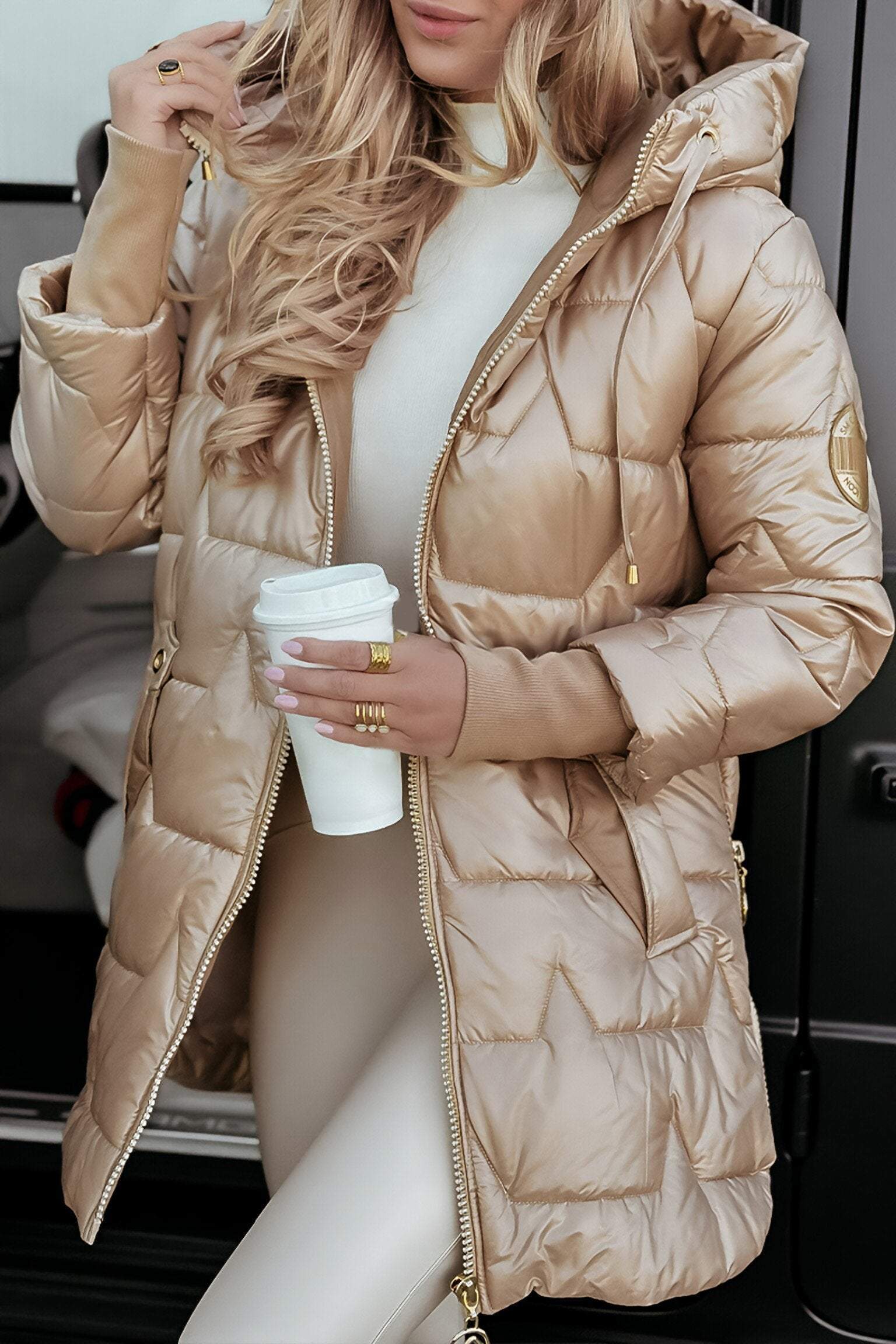 Freizeit Hoodie Damenjacke