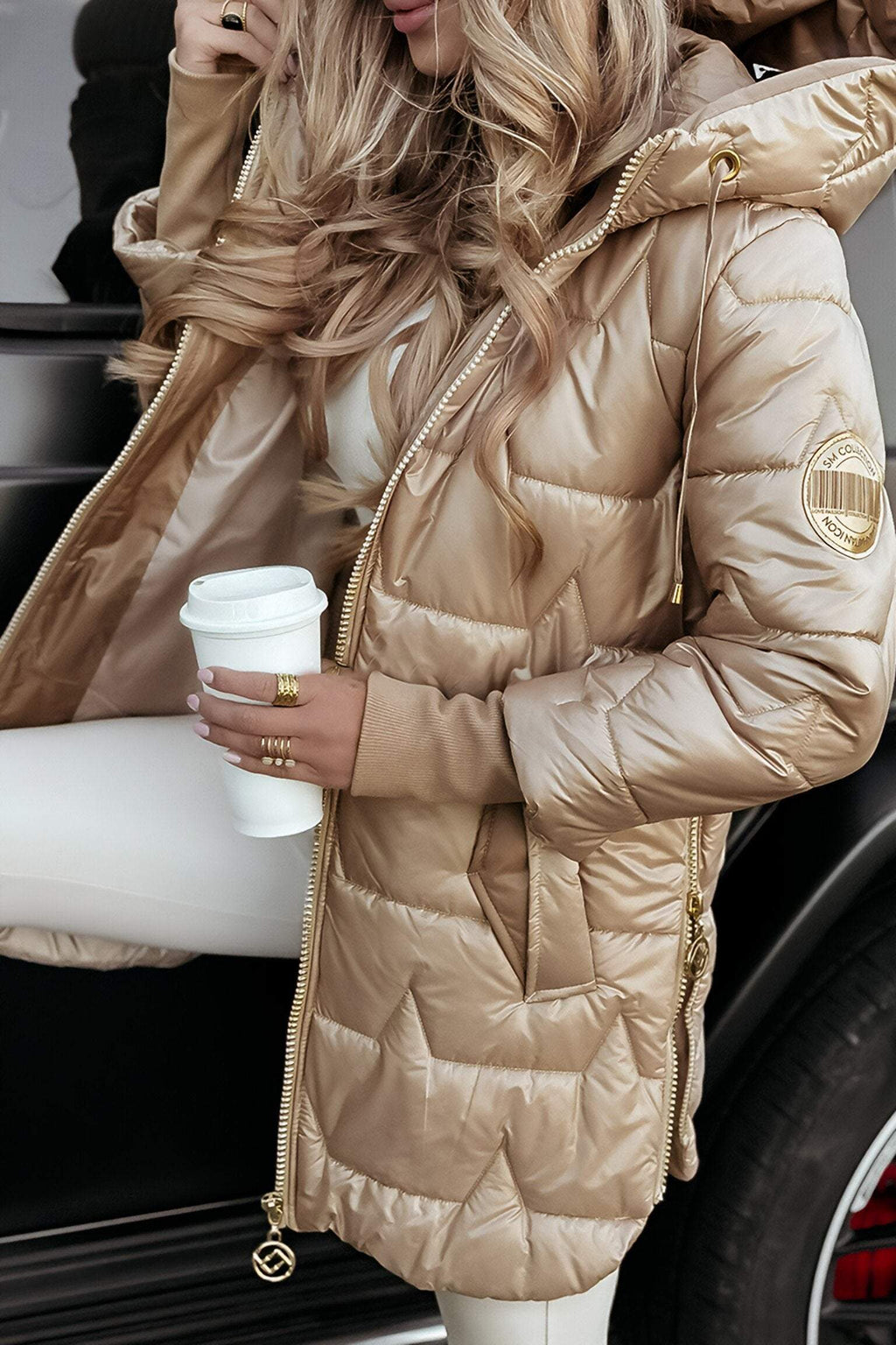Freizeit Hoodie Damenjacke
