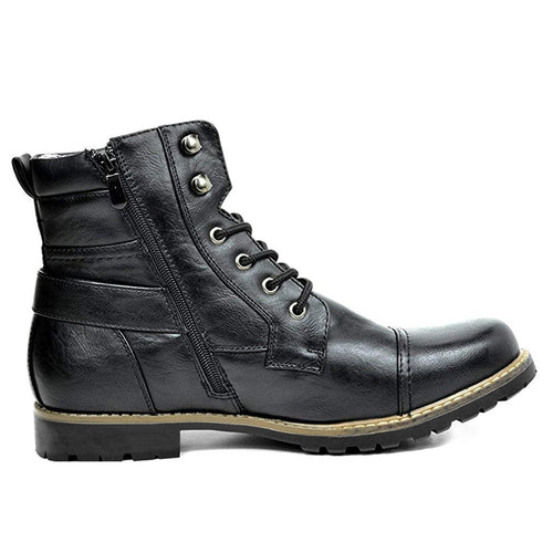 Leder Motorradstiefel