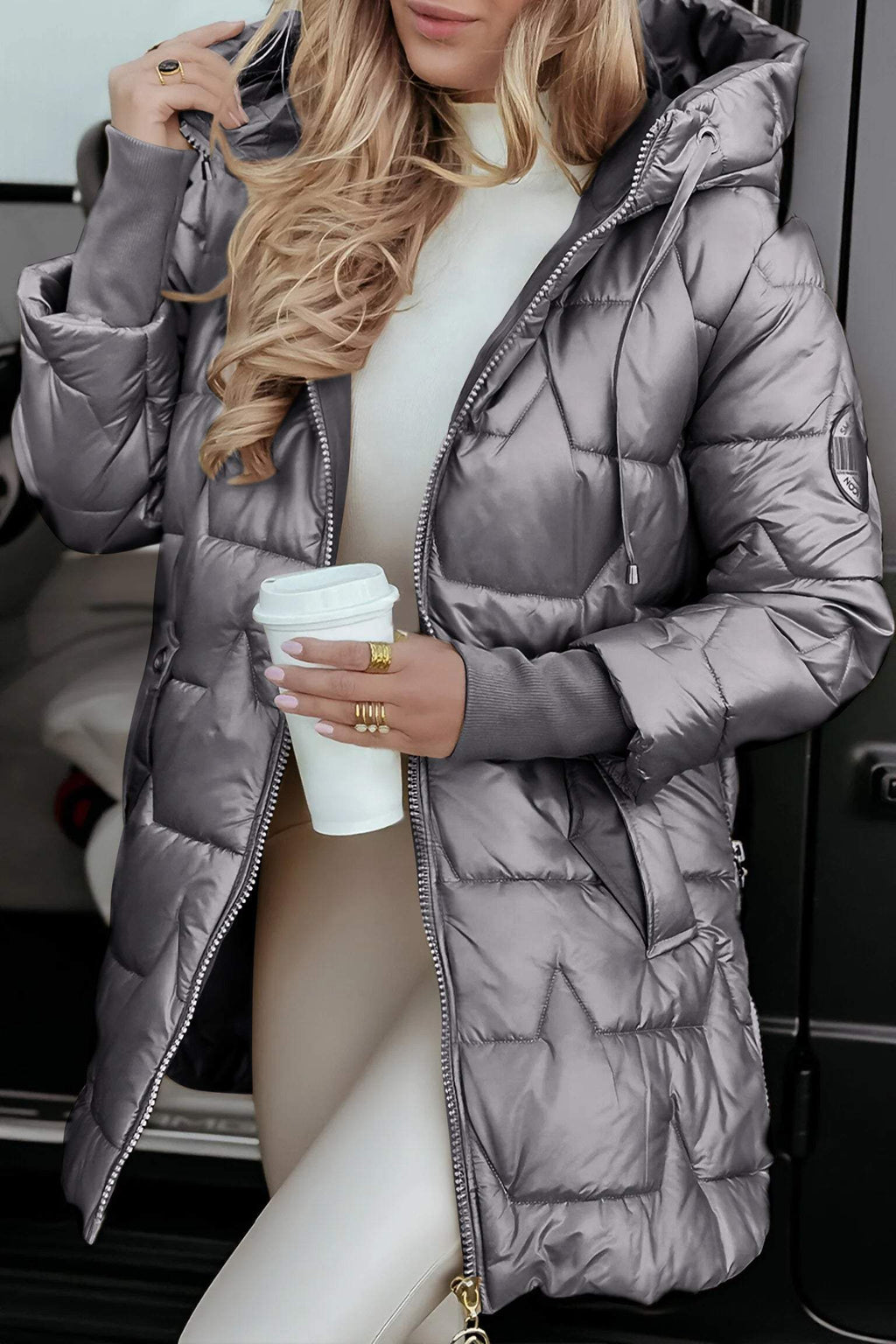 Freizeit Hoodie Damenjacke