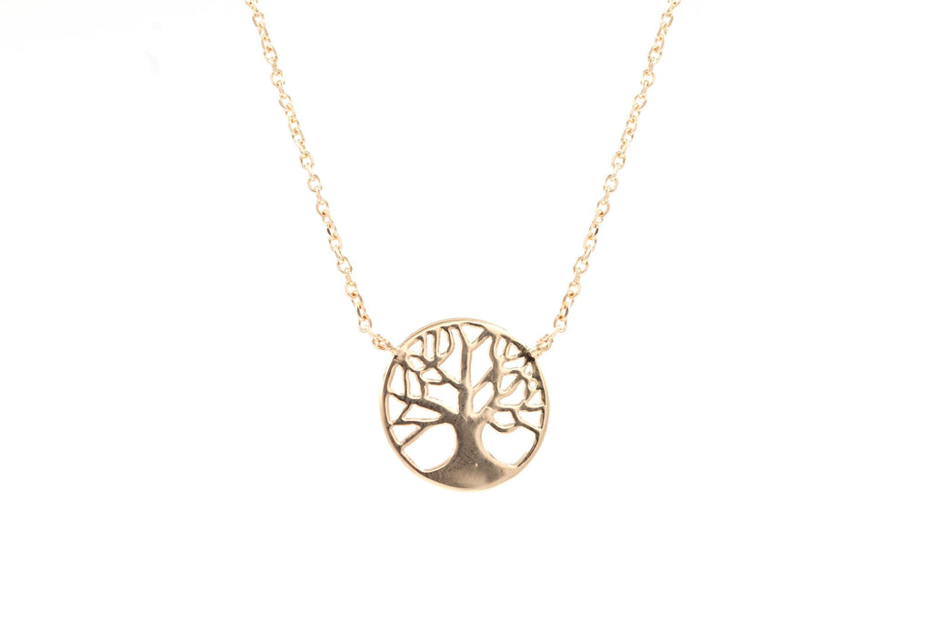 Kette mit Lebensbaum Vergoldet, Baum des Lebens Anhänger Schmuck für Damen | Shop Nory