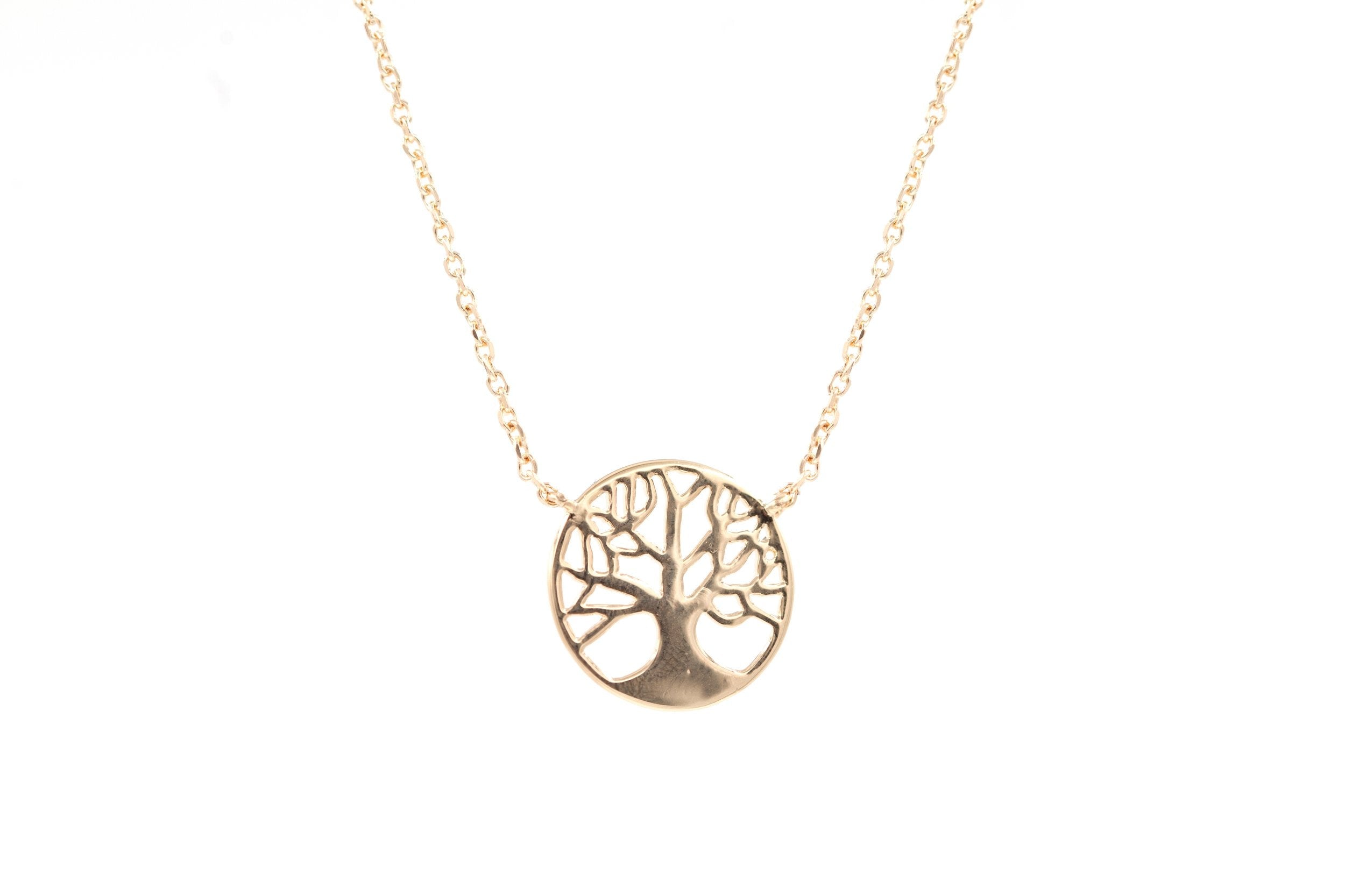 Kette mit Lebensbaum Vergoldet, Baum des Lebens Anhänger Schmuck für Damen | Shop Nory