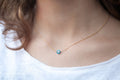 Nazar Kette mit Böses Blaue Auge Vergoldet -Glücksbringer | Shop Nory