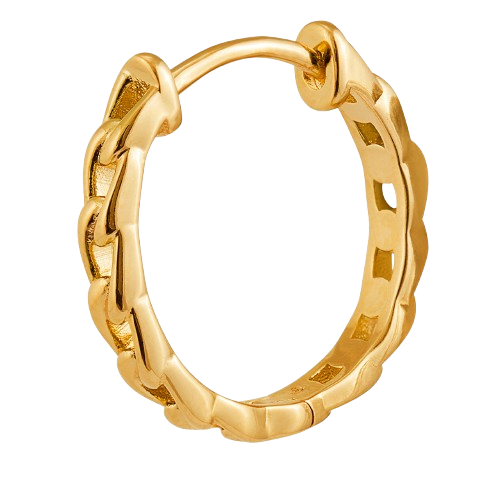 Creolen Ketten-Form - 16Karat vergoldet | Shop Nory