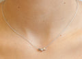Versilberte Kette mit Drei-Sterne-Anhänger | Shop Nory
