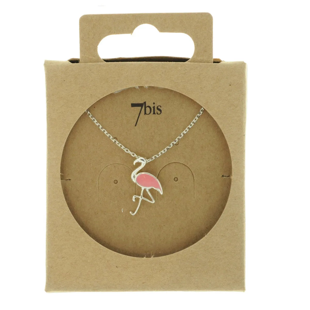 Zarte Flamingo-Kette in Silberoptik – verspielt & stilvoll | Shop Nory