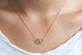 Kette 2 Herzen Vergoldet - Herzenskette für Damen | Shop Nory
