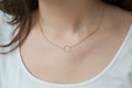 Kette mit kleinem Ring Vergoldet | Shop Nory