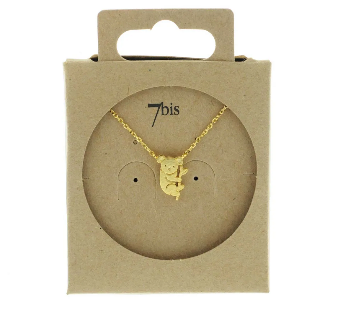 Zarte Halskette mit liebevollem Koala-Anhänger – goldfarben und hautfreundlich | Shop Nory