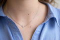 Kette mit Kreuz aus Silber mit Zirkonia - Kreuzkette | Shop Nory