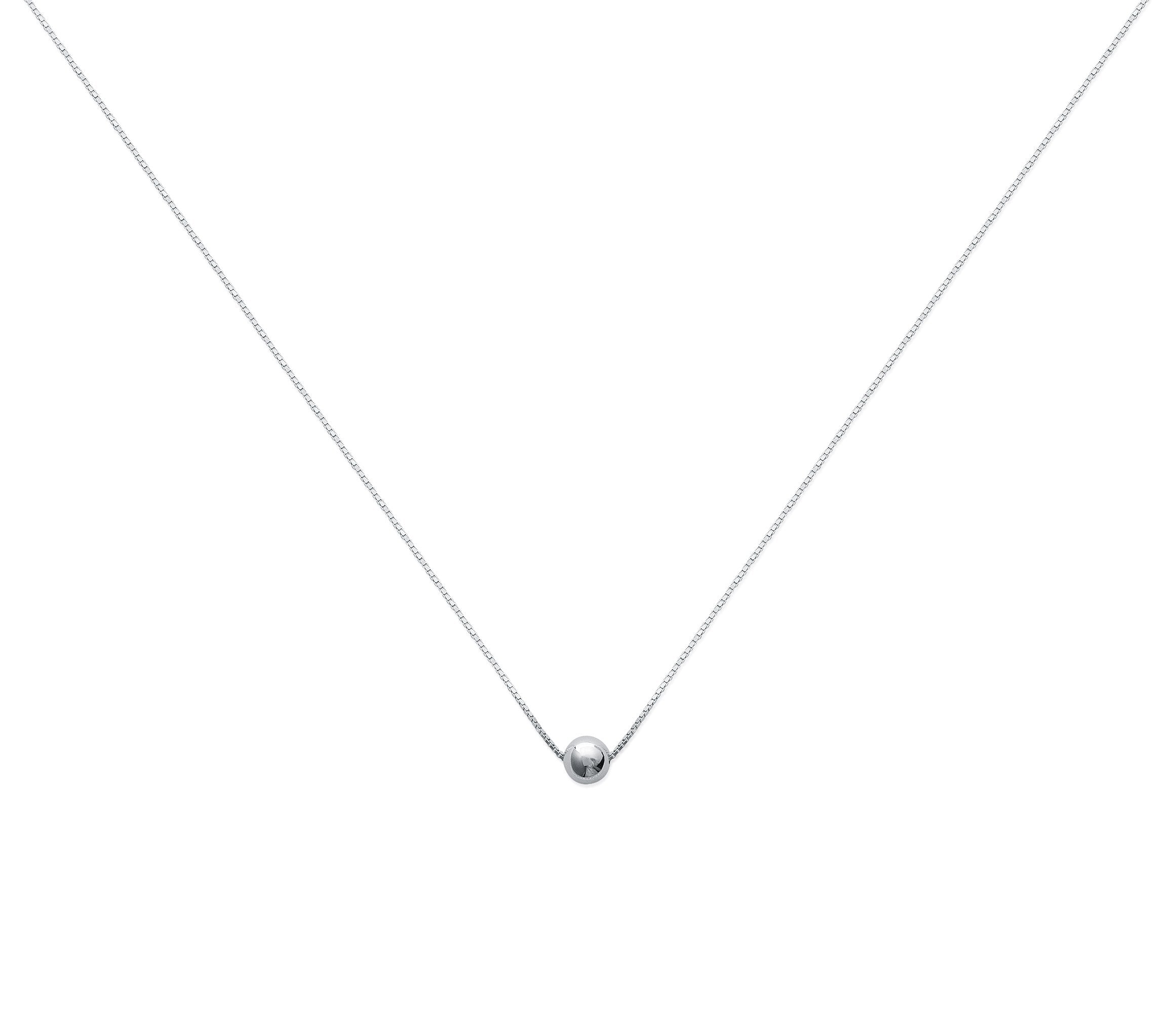 Kette mit Kugel Anhänger aus Silber | Shop Nory